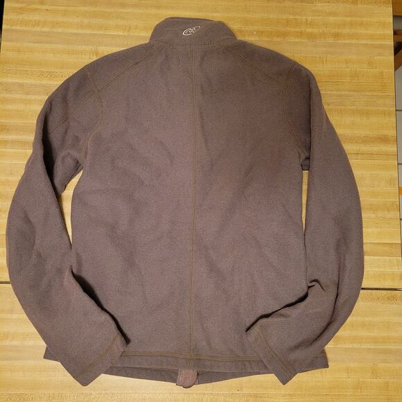 Cloudveil Men's Full-Zip Fleece Jacket Brown Size M Performance Zip-Up - Picture 8 of 11